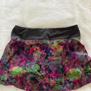Lululemon Multicolor Floral Tennis/sport Skort